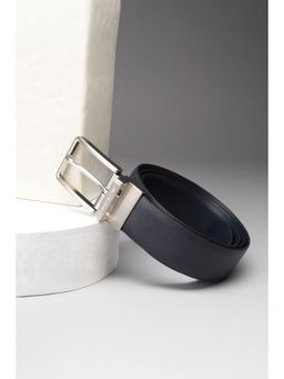 Peter England - Men Navy Leather Belt