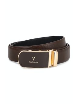 Van Heusen - Men Brown Solid Formal Belt