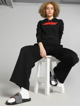 Puma - F1 Motorsport Women Black Crop Hoodie