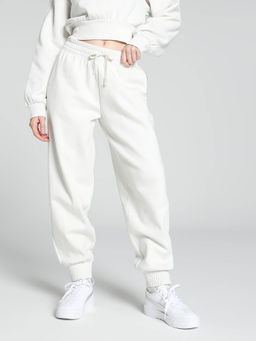 Puma - BMW M Motorsport Women Off White Relaxed Fit Joggers