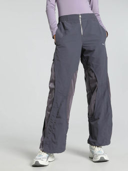 Puma - THE FAST RACE Women Grey Relaxed Fit Trackpant