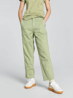 Puma - YONA Women Green Relaxed Fit Pant