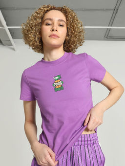 Puma - Team for The Fanbase Women Purple T-Shirt