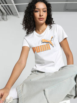 Puma - Graphics No. 1 Logo Women White T-Shirt