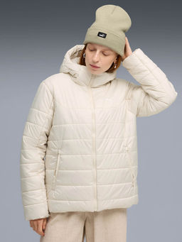 Puma - Padded Outerwear Women White Water-Repellent Jacket