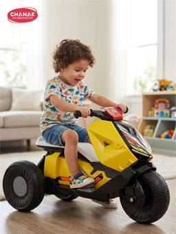 Chanak - Electric Kids Bike with Music, Fwd/Rev Drive, Wide Tire
