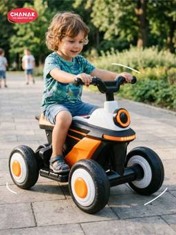 Chanak - Electric Kids 4 Wheel ATV Bike with Music & LED Lights