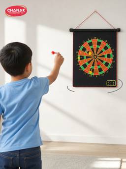 Chanak - Dual Sided Magnetic Dart Board Game for Kids