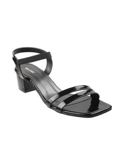 Walkway - Black Solid Sandals