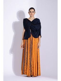 Studio Surbhi - Multi-Coloured Printed Top with Skirt (Set of 2)