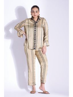 Studio Surbhi - Beige Printed Co-Ord (Set of 2)