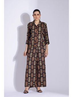Studio Surbhi - Brown Printed Co-Ord (Set of 2)