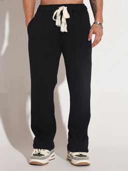 SHOWOFF - Men Black Loose Fit Trouser