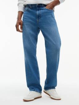 Tommy Hilfiger - Mid-Wash Regular Fit Mid Rise Jeans