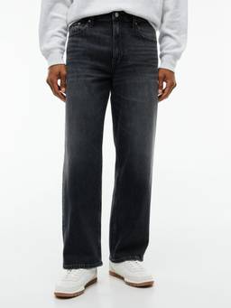 Tommy Hilfiger - Mid-Wash Regular Fit Mid Rise Jeans Grey