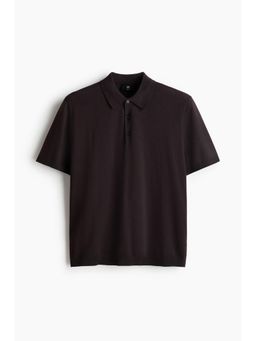 H&M - Men Brown Regular Fit Polo Shirt