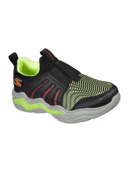 SKECHERS - Boys Erupters Iv - Zandor Black LED Sneakers
