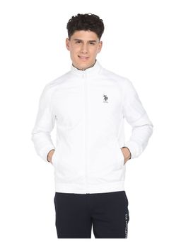 U.S. POLO ASSN. - Men White And Black Polyester Reversible Jacket