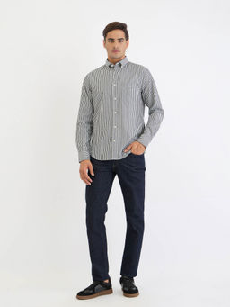 GANT - Men Black Stripes Casual Shirt