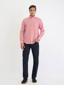 GANT - Men Red Stripes Casual Shirt