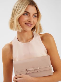 Accessorize London - Women's Pink Bow Wallet