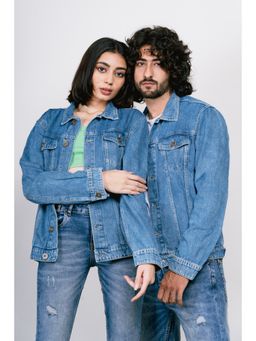 FREAKINS - Vintage Blue Trucker Jacket