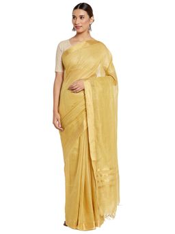 Fabindia - Silk Woven Sari (Yellow)