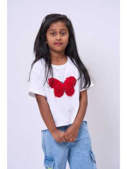 Kauma - White Embroidered T-shirt