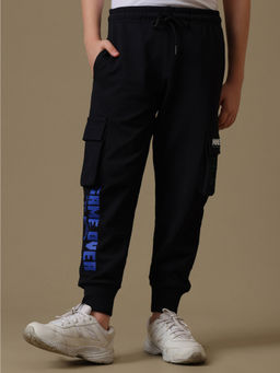 Kidsville - Official Minecraft Game Over Boys Black Cargo Joggers