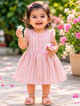 Nottie Planet - Pure Cotton Knit Pink Dress