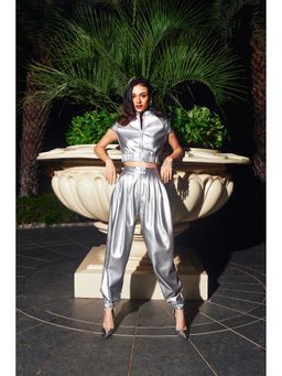 Kay Kay BY KKHUSHI SAHAII - Neomi Silver Co-Ord Set