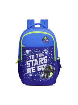 Skybags - Unisex Klan Astronaut Blue Graphic Printed Backpack (9-10 Years)