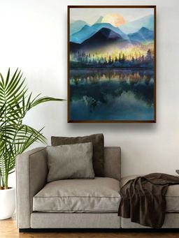 The Art House - Abstract Painting Multicolor (40X30 Inches)