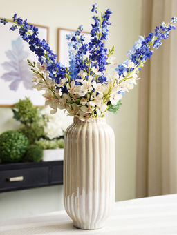Pure Home + Living - Large Cream Elegant Vase