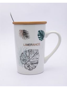 Voncasa - Mug with Lid (Bk1063)