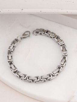 Palmonas - Dainty Byzantine Chain Bracelet For Mens - Waterproof And Anti-Tarnish