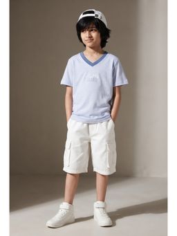 Tales & Stories - Boys Blue Cotton T-Shirt