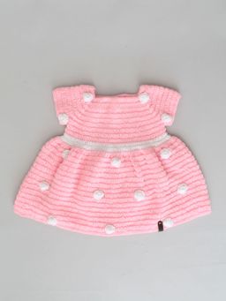 Woonie - Girls Pink Acrylic Dress