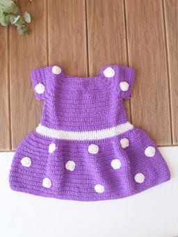 Woonie - Girls Lavender Acrylic Dress