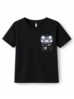 KAVEE - Unisex Black Cotton T-Shirt