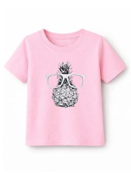 KAVEE - Unisex Pink Cotton T-Shirt