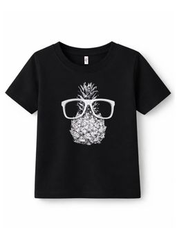 KAVEE - Unisex Black Cotton T-Shirt