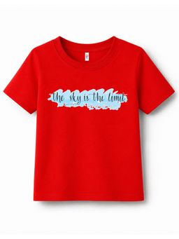 KAVEE - Unisex Red Cotton T-Shirt
