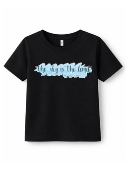 KAVEE - Unisex Black Cotton T-Shirt
