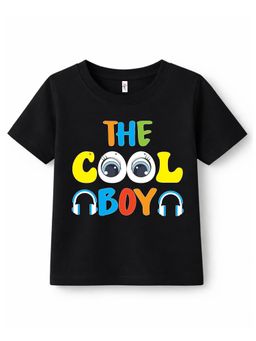 KAVEE - Unisex Black Cotton T-Shirt
