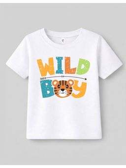 KAVEE - Unisex White Cotton T-Shirt