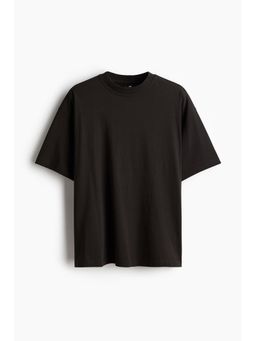 H&M - Men Black Oversized Fit T-Shirt