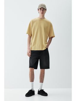 H&M - Men Yellow Oversized Fit T-Shirt