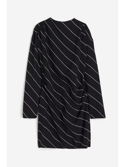 H&M - Women Black Draped Dress