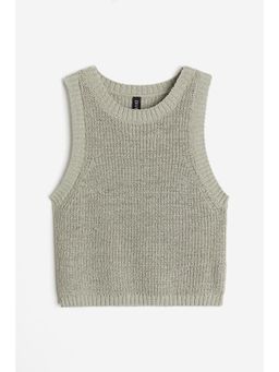 H&M - Women Green Sweater Vest